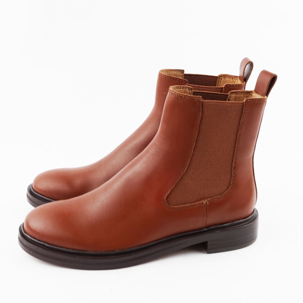 MADEWELL Size 6 The Benning Chelsea Boot in Warm Cinnamon - Picture 10 of 13
